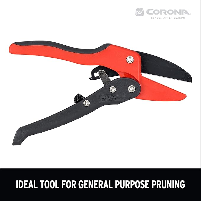 Corona Tools Ratchet Hand Pruner – 3/4-Inch Cut Capacity Garden Pruning Shears for Stems & Branches, Heavy-Duty Ratcheting Hand Pruners with Comfortable Grip
