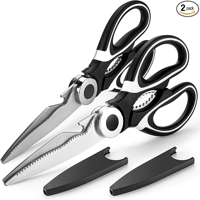 2 Pcs Garden Shears Flower Scissors, Multifunctional Gardening Floral Pruning Shears, Premium Thickened Stainless Steel Floral Scissors for Flower Bar Supplies, Fruits, Plant, Potted Landscapes