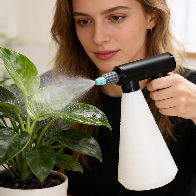 Automatic Spray Bottle - Adjustable Nozzle Plant Watering Devices, Electric Garden Sprayer, Durable Portable Machine | Outdoor Flower Bonsai Home Office for Apartment Yard Patio Fertilizing