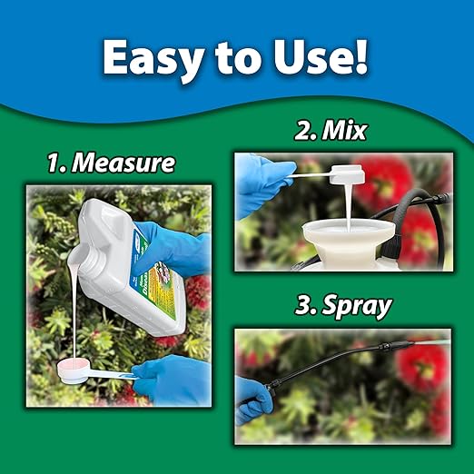 Monterey Complete Disease Control Bundled with Measuring Spoon - Fungicide & Bactericide for Control of Garden & Lawn Diseases - 1 Pint