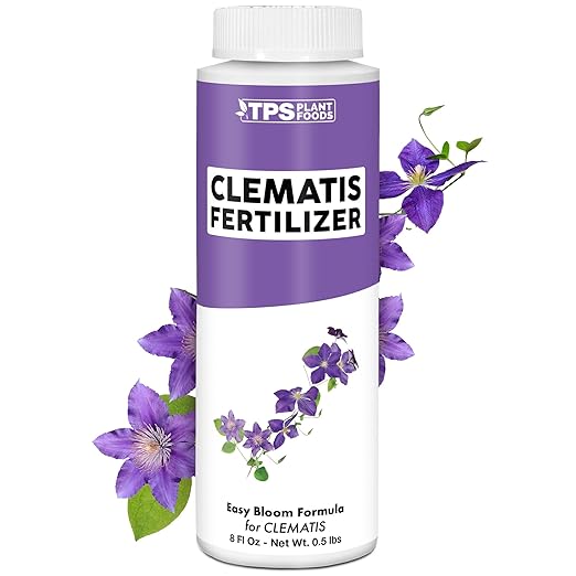 Clematis Fertilizer – Liquid Plant Food for More Blooms, Stronger Vines & Vibrant Flower Color, 8 oz