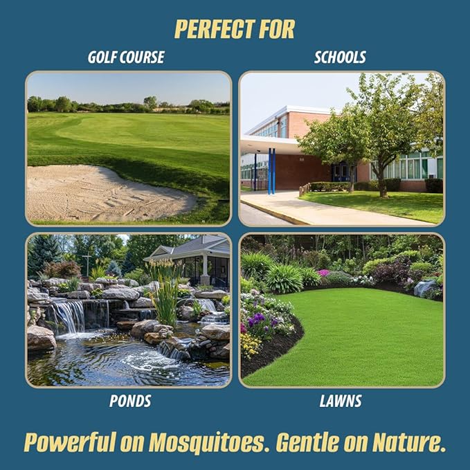 Mosquito Barrier Liquid Garlic Mosquito Repellent Concentrate, 1 Gallon – Professional Outdoor Treatment for Lawns, Landscapes & Perimeter Areas – Yard & Home Mosquito Protection