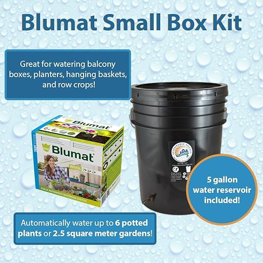 Blumat Drip Irrigation System - Tropf Automatic Plant Watering Devices - Universal Garden Watering System Kit - Easy Setup -Saves Water and Ensures Healthy Growth - 6 Pack