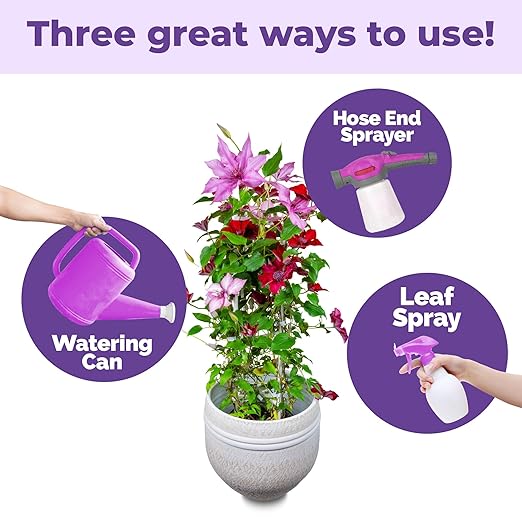Clematis Fertilizer – Liquid Plant Food for More Blooms, Stronger Vines & Vibrant Flower Color, 32 oz