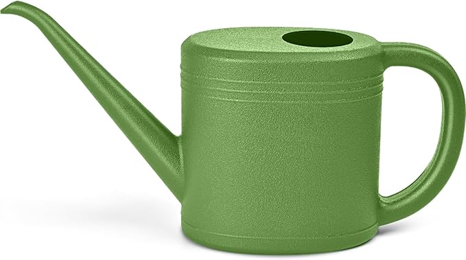 Plant Watering Can for Home Garden - with Long Spout - 1/4 Gallon - Green