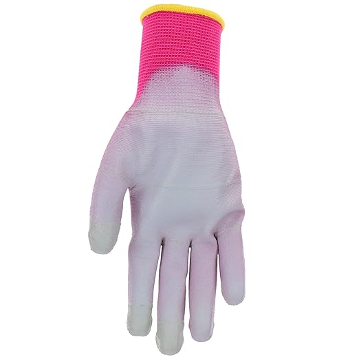 Smart Mud, 2 Pair Pack, Rasberry/Eggplant, PU Coating, Precision Grip, Breathable Shell, Abrasion Resistanec, Touchscreen Compatible