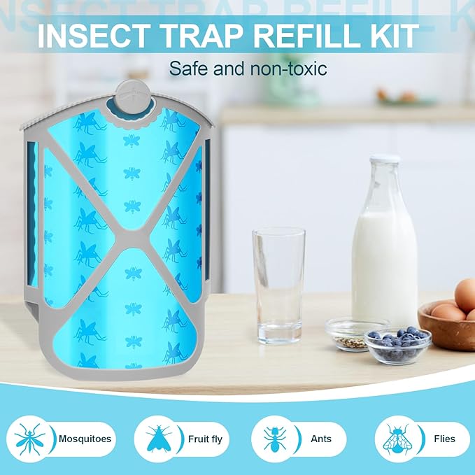 Insect Trap Refill Kit & 6 Cartridges, Compatible with M364A (6Pcs)