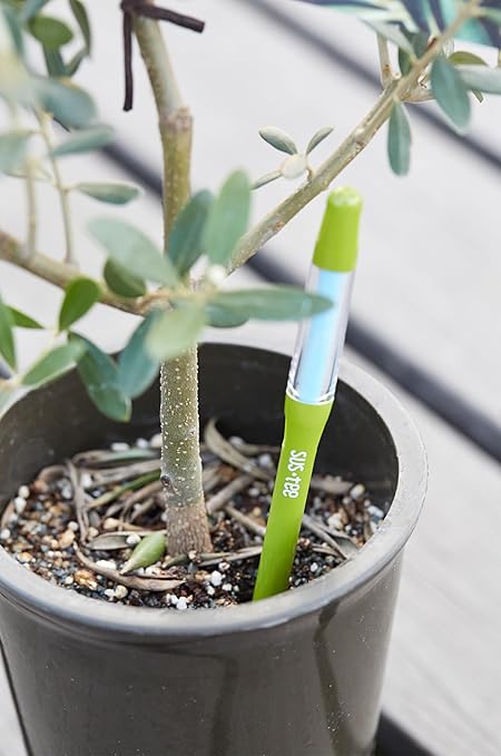 IPPINKA Sustee Aquameter, Bundle of 36, House Plant Soil Moisture Meter, Best for Indoor Potted Plants - Medium Green Refillable