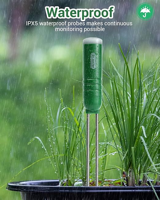 Dr.meter 1 Pack Soil Humidity Sensor Probe, Plants Soil Moisture Meter, Accessory Only, Cannot Be Used Alone