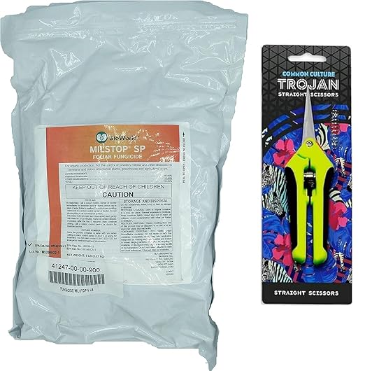 MilStop SP Organic Foliar Fungicide, 5 lb Bag, with Trimming Scissors