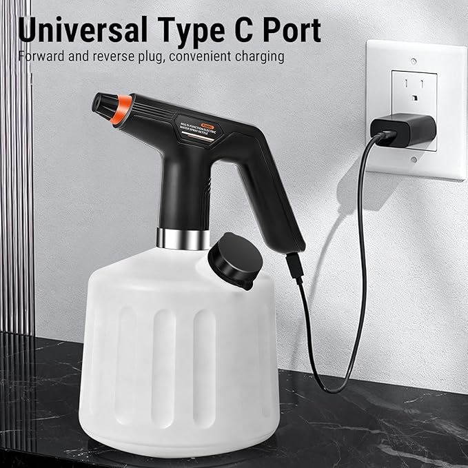 Electric Spray Bottle High Pressure Plant Sprayer for Effortless Plant Care and, Suitable for Indoor Gardeners with 2L Capacity