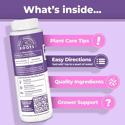 Root Stimulator for Orchids – Liquid Root Supplement with Kelp & Probiotics for Stronger Roots & Better Nutrient Uptake, 32 oz