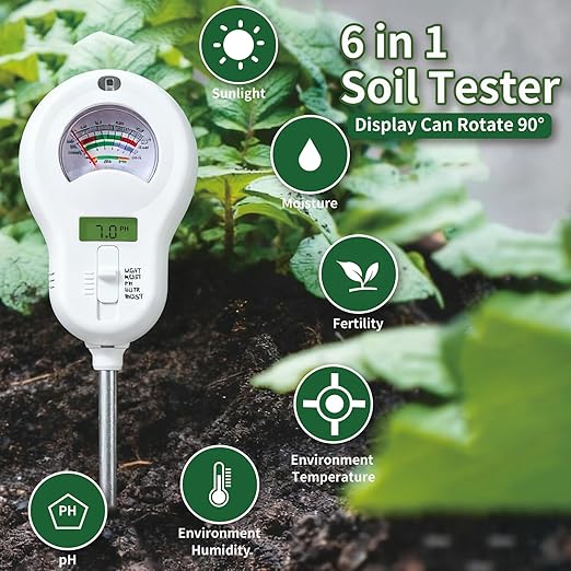 Soil Moisture Meter, Plant Water Monitor, Hygrometer Sensor for Gardening, Farming, Indoor and Outdoor Plants (Basic Style + one Probe)