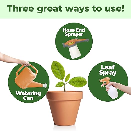 The Best Plant Fertilizer – Liquid Plant Food for Lush Growth, Stronger Roots & Vibrant Plant Health, 32 oz