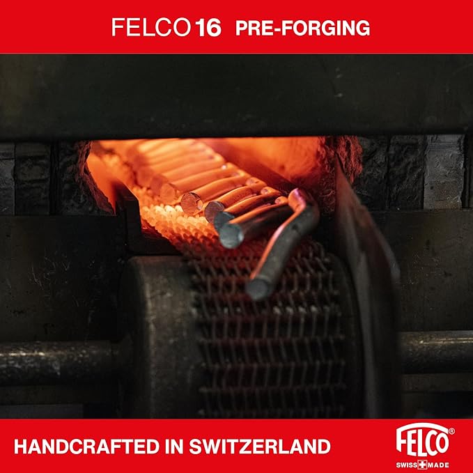 Felco F16 Pruning Shears – 7.7" Garden Clippers for Left-Handed Users with Bypass & Anvil Blades | Hand Pruners for Gardening | Garden Tool Cutter with Aluminum Handle, Lightweight Swiss Precision