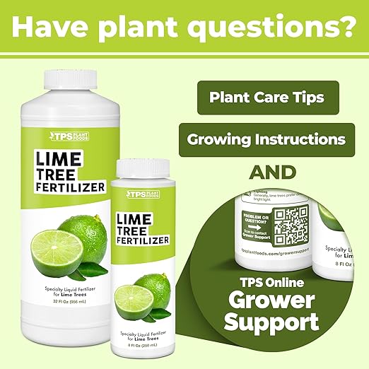 Lime Tree Fertilizer – Liquid Plant Food for More Fruit, Better Flowering & Stronger Root Development, 1 Gallon