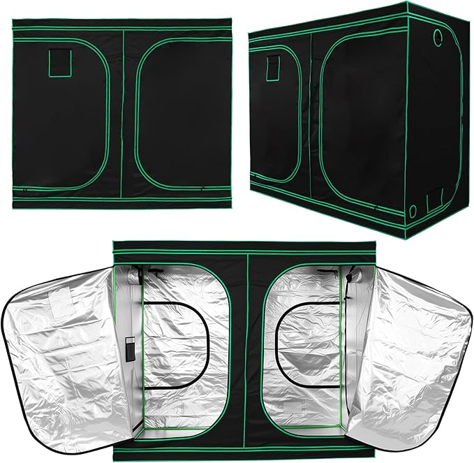Grow Tent with Observation Window Hydroponic Indoor Plant Growing Tent 600D Oxford Canvas Easy Assembly Sturdy Support for All Experience Levels
