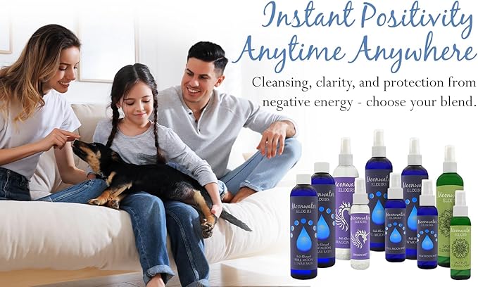 White Sage Smudge Spray for Spiritual Cleansing & Aura Protection, Sage Spray for Cleansing Negative Energy & Protection, Home & Meditation, Clear Quartz Reiki Treated Aromatherapy Room Spray 4 + 8