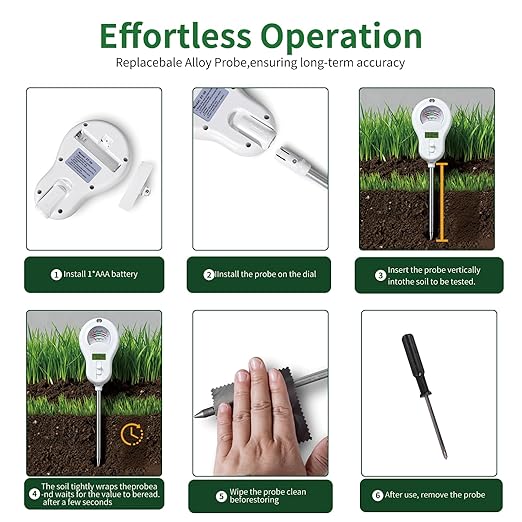 Soil Moisture Meter, Plant Water Monitor, Hygrometer Sensor for Gardening, Farming, Indoor and Outdoor Plants (Basic Style + one Probe)