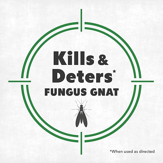Fungus Gnat Killer Spray, Fast-Acting Treatment for Soil & Houseplants, 16 oz (475mL)