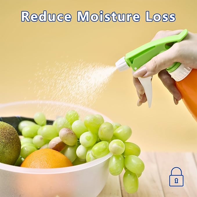 450ml Spray Bottle, Fine Mist Water Sprayer for Plants, Leak Proof BPA-Free Plastic Spray Bottles for Hair, Cleaning, Gardening, Misting Indoor Plants & Pet Grooming