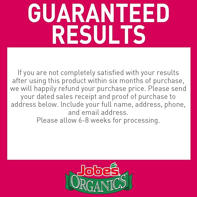 Jobe’s Organics Granular Fertilizer, Organic Fertilizer for Azaleas, Camellias, Rhododendrons, and Other Acid Loving Plants, 4 lbs Bag