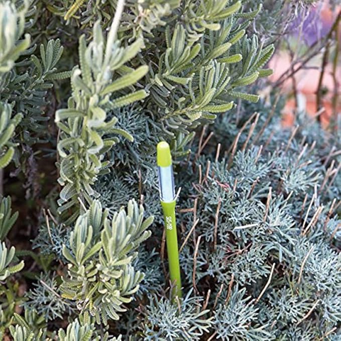 IPPINKA Sustee Aquameter, Set of 4, Plant Soil Moisture Sensor, (Green, Large)