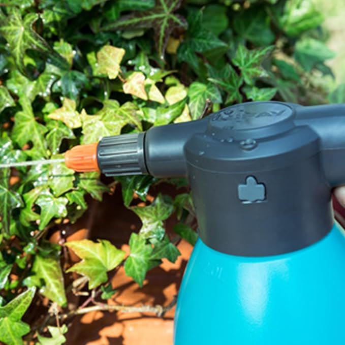 Electric Spray Bottle 2L/ 0.5 Gallon, Automatic Plant Mister Spray Bottle for Indoor and Outdoor Plants, Rechargeable Battery Powered Sprayer for Garden, Fertilizing, Cleaning, Blue