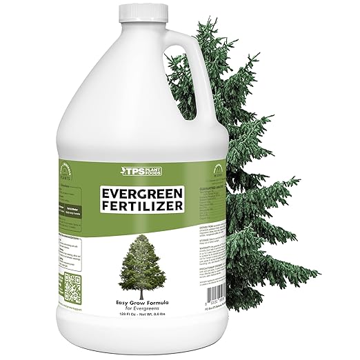 Evergreen Tree Fertilizer – Liquid Plant Food for Rich Green Needles, Stronger Roots & Healthy Year-Round Growth, 1 Gallon
