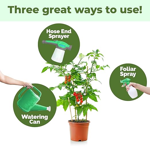 5-5-5 Fertilizer for Plants, Great for Vegetables, Flowers, and Shrubs, Liquid Plant Fertilizer by TPS Plant Foods, 8oz (250ml)