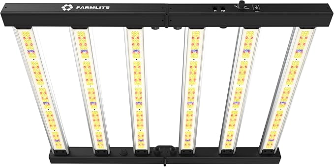 FARMLITE LED Grow Lights for Indoor Plants Full Spectrum Growing Light Bar Plant Hanging Growing Lamps Seedling Daisy Chain Dimmable Board 4x4ft Coverage (360watts)