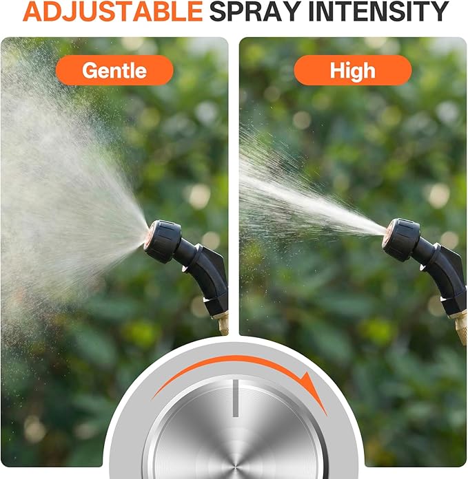 Maxlander Battery Powered Backpack Sprayer 4.2 Gallon, Electric Graden Sprayer Works with 2 x 20V 2.0Ah Battery, 90 PSI Adjustable Pressure Sprayer with 6 Spray Nozzles