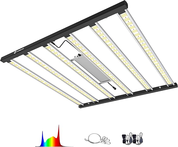 FARMLITE LED Grow Lights for Indoor Plants Full Spectrum Growing Light Bar Plant Hanging Growing Lamps Seedling Daisy Chain Dimmable Board 4x4ft Coverage (680watts)