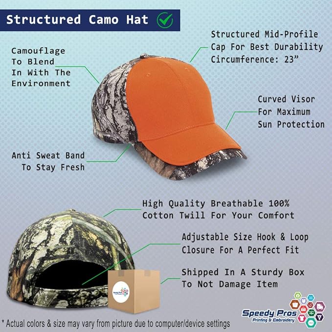 Camo Baseball Cap Exterminator B Embroidery Hats for Men & Women