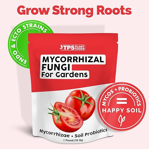 Granular Mycorrhizal Fungi for Garden Plants – Microbial Supplement for Stronger Roots & Better Nutrient Uptake, 6 oz