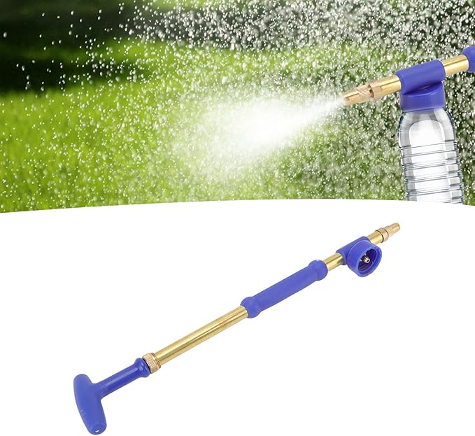 TOPINCN Manual Sprayer, Garden Drink Bottle Manual Sprayer 36.5mm Handheld Push Pull Single Atomizing Sprayer Watering Wand for Garden Lawn Patio Courtyard