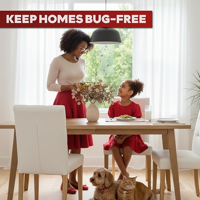 XFasten Window Fly Traps Sticky Clear 100-Pack Fruit Fly Traps for Indoors Sticky, Residue-Free, Odorless, Discreet Adhesive Indoor Catcher for Fruit Flies Houseflies, Gnats on Windows Kitchen Garage