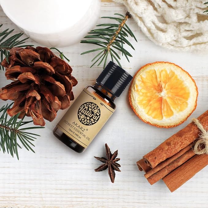AKARZ Passion Fruit Essential Oil Natural Organic Pure Passion Fruit Oil for Skin Body Hair Care, Candle,Soap,Making, DIY,Massage Aroma 0.34 Fl Oz (10ml)