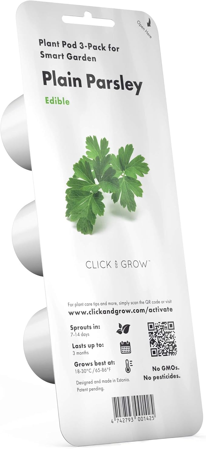 Click and Grow Smart Garden Plain Parsley Plant Pod (3-Pack)