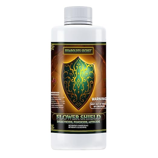 Humboldts Secret Flower Shield | Plant Care Spray for Routine Foliar Application & Maintenance | Naturally Derived, Oil-Based Formula | Indoor & Outdoor Plants | 2 Ounce