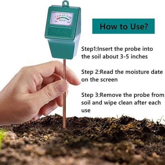 Soil Moisture Meter,2 Pack Plant Hygrometer Moisture Sensor Plant Water Monitor for Potted Plants,Garden,Farm, Lawn(No Battery Needed)