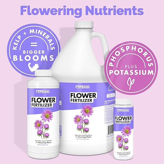 Flower Fertilizer – Liquid Plant Food for More Blooms, Bigger Flowers & Vibrant Color, 8 oz