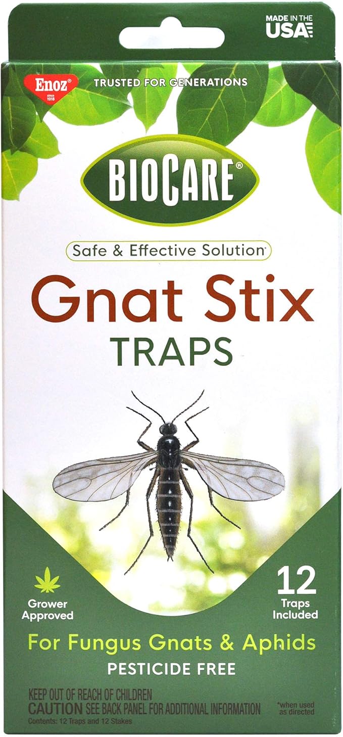 Springstar, S5333 BioCare Gnat Stix, Brown, (Pack of 12)