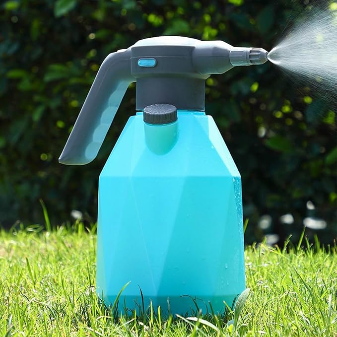 3L Electric Spray Bottle, Plant Mister Automatic Watering Can Rechargeable Battery Powered Sprayer for Garden Indoor Outdoor Plants Cleaning (with Swivel Nozzle)