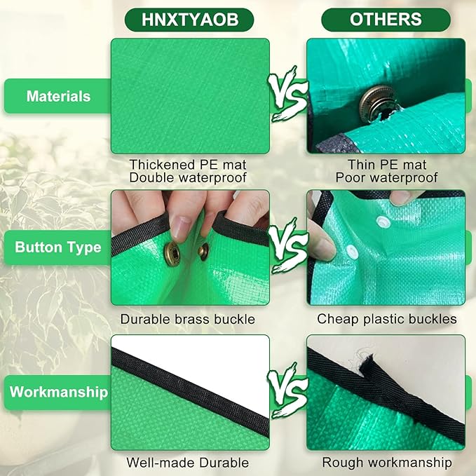 HNXTYAOB Repotting Mat for Indoor Plant Transplanting and Mess Control 27"x 27" Thickened Waterproof Potting Tray Foldable Succulent Potting Mat Portable Gardening Mat Garden Gifts for Women & Men