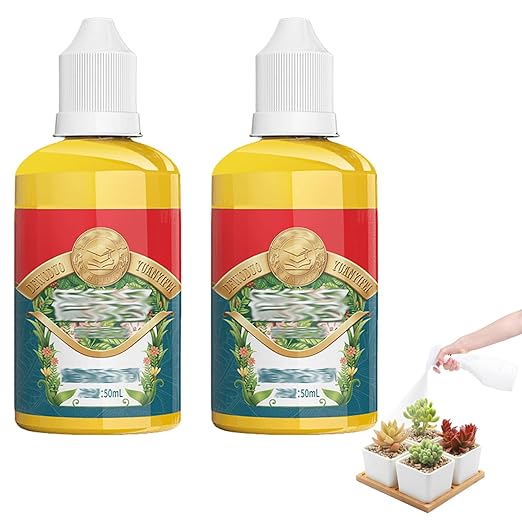 2Pcs Root Booster for Plants, Flowers, Vegetables, Fertilizer for Improving Growth, Nutritious Liquid Fertilizer, Perfect for Gardener, 50ml Houseplant