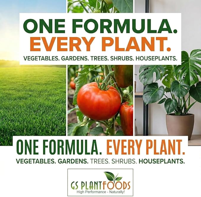 GS Plant Foods Liquid Kelp Fertilizer – Suitable for Organic Growing, OMRI Listed Seaweed Concentrate for Flowers, Gardens, Vegetables & Soil - 1 Quart (Makes Up to 200+ Gallons)