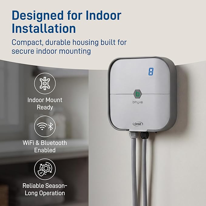 Orbit 57925 B-hyve 8-Zone Smart Indoor Sprinkler Controller