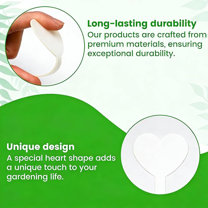 120PCS Plant Tags Plant Labels for Outdoor Garden Waterproof Plastic Seed Labels for Seedlings White Garden Markers with Permanet Marking Pen Plants Tags Gifts for Gardening Lovers