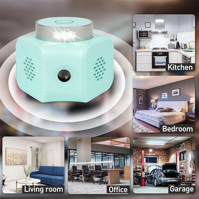 CYBERGIANT Rodent Repellent Ultrasonic Plug in - Squirrel Deterrent, Mouse Deterrents, Rodent Repellent Indoor - Squirrel Repellent for Attic Garage RV - Rat Repellent Ultrasonic - UR02 Light Blue